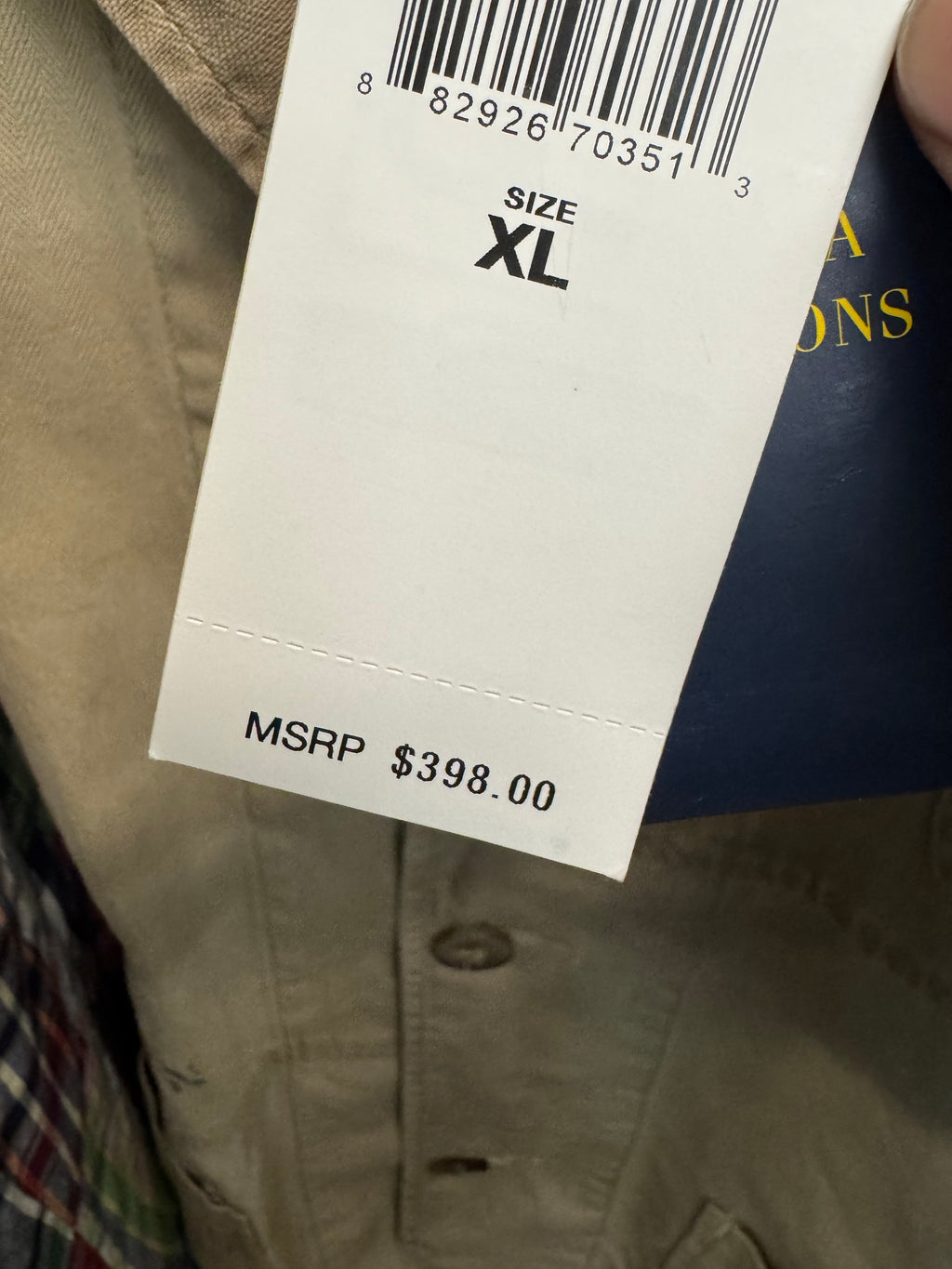NWT Polo Ralph Lauren Sportsman Patchwork Jacket