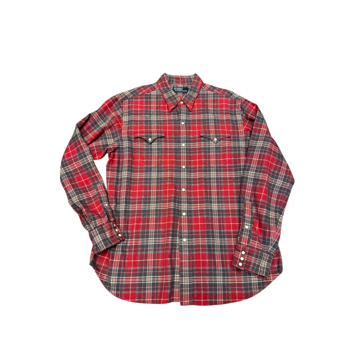 Polo Ralph Lauren Plaid Western Button Down Shirt