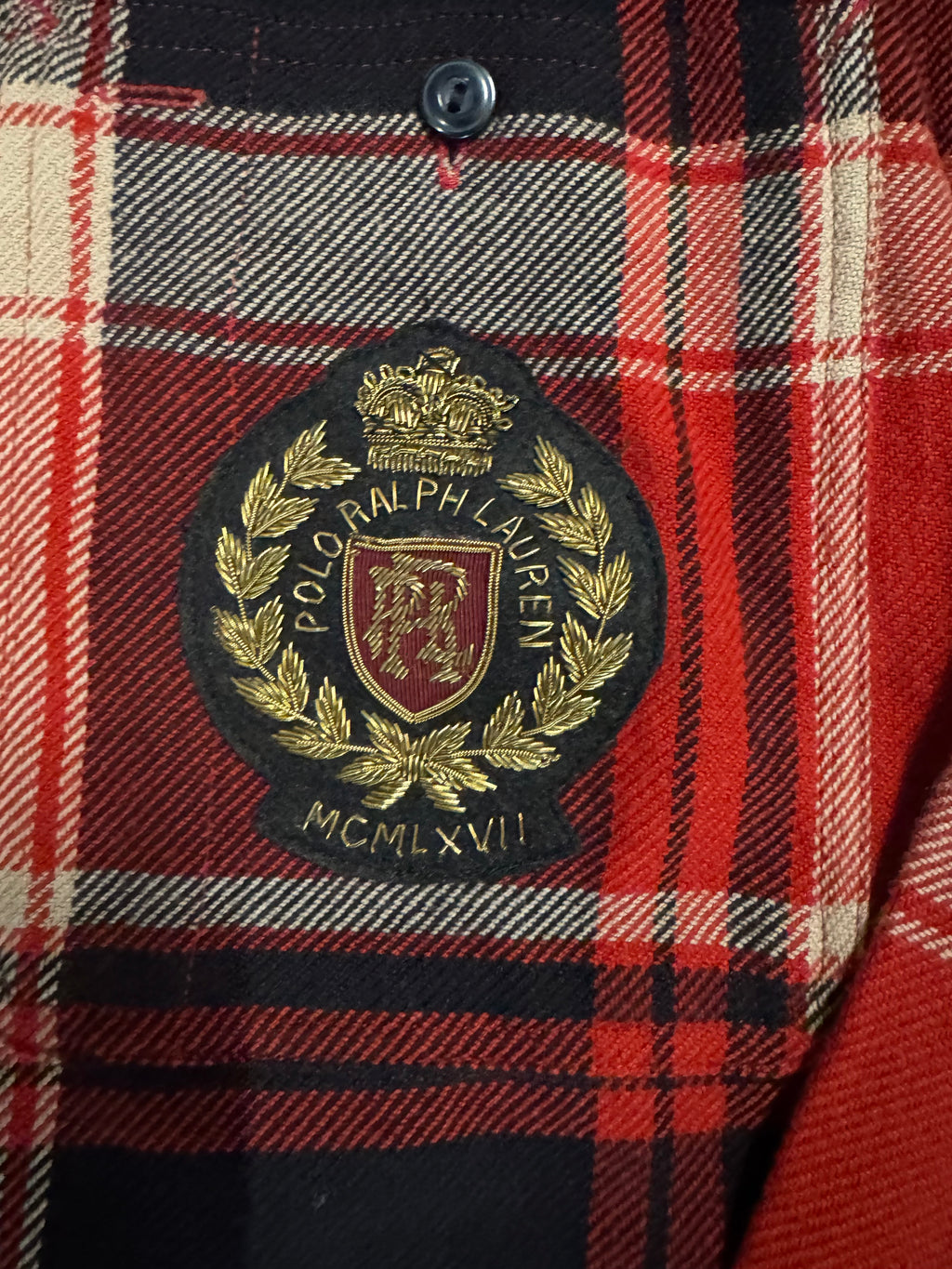 Polo Ralph Lauren Plaid Flannel Crest Button Down